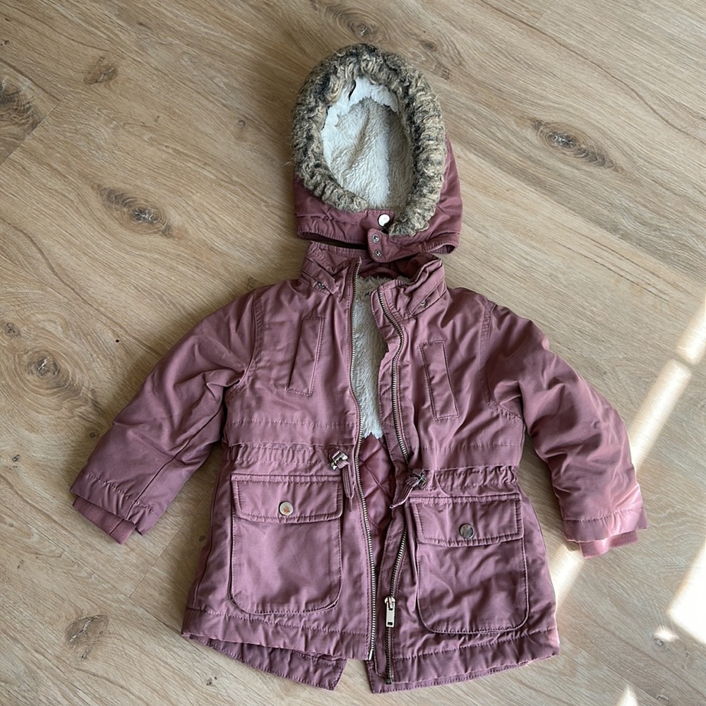 Pink quilted H&M jacket